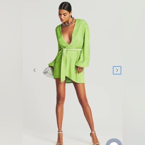 Retrofete Sequin Gabrielle Robe Dress. NWT. Size Medium. - Picture 4 of 11